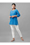 بنطلون من مزيج القطن المحبوك بلون أبيض فاتح