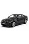 سيارة بي إم دبليو E46 M3 CSL 2003 باللون الأسود الياقوتي، نموذج سيارة مصبوب بمقياس 1:18