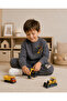 Boy's Work Machine Printed Two-Thread Brushed Top and Bottom Set - 5
