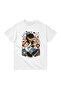 Art Wolf Playing Electric Guitar Printed Men's T-Shirt - 2