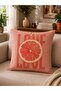 Set of 2 Sardines & Grapefruit Themed Decorative Throw Pillow Covers - 3