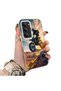 Redmi 15 5g Compatible Silicone Edge Hard Back Case Couple Phone Case with Motorcycle Pattern