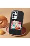 Black Silicone Case Compatible with Samsung Galaxy S22 Ultra with Shock-Absorbing Camera Protections - 2
