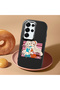 Black Silicone Case Compatible with Samsung Galaxy S25 Ultra with Shock-Absorbing Camera Protections - 2
