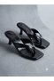 Mina Flip Flop Short Heeled Orthopedic Sole Slippers Women's Shoes - 3