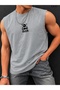 Game over Printed Men's Regular Fit Crew Neck Sports Sleeveless T-Shirt
