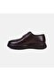 Men's Bitter Brown Laced Leather Classic Shoes - 3