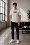 Unisex Oversize Embroidered Spider-Man Rectangular Design 100% Cotton T-Shirt - 2