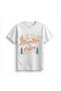 Women's Mountain Themed Printed T-Shirt Retro Lettering Style Adventure Design Relaxed Fit Casual Modern Stylish - 2