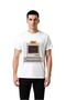 Men's Retro Arcade Game over Printed Cotton T-Shirt Nostalgic Digital Print Relaxed Fit Casual