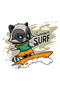Summer Surf Classic Design Printed Kids T-Shirt - 3
