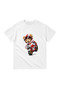 Children's Motorcycle Racer Bear Printed Short Sleeve T-Shirt Dynamic Graphic Digital Print Casual Comfortable - 2