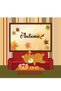 Children's Autumn Themed Printed T-Shirt Relaxed Fit Short Sleeve Round Neck Seasonal Transition Gift Daily - 3