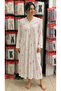 Long Sleeved Wide Cut Cotton Nightgown - 3