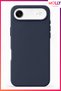 Midnight Blue Liquid Velvet Matte Silicone Case for iPhone 17 Air