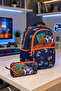Game Designed 9148 Primary School School Bag and Pencil Case Set with Orthopedic Back Support