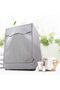 Two-piece washing machine cover set, thickened silver - 2