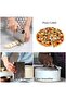 Two-piece dough scraper set, stainless steel with graduations, suitable for pastries, silver. - 3