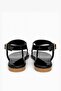 Isabel Women's Patent Leather Flip-Flop Sandals with Ankle Buckle and Comfortable Sole - 5