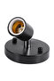 E27 180掳 rotatable black lamp holder. - 3