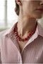 Handmade Drop Coral Shape Natural Stone Special Design Necklace - 3