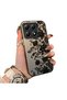 Mi 14t Compatible Elegant Black Lace Flower Pattern Case, High Quality Matte Phone Case - 2