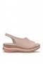 Elit Koc2568 Women's Genuine Leather Sandals Beige - 2