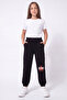 Girl's Double Pocket Printed Colorful Sweatpants - 5