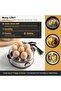 NEB-9001-7 Electric Egg Boiler for 7 Eggs 360W Stainless Steel Egg Cooker with Auto Power Off, Indicator Light, Poaching Tray, Easy Operation, Durable Kitchen Appliance - 2