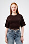 Crew Neck Ultra Soft Lycra Fabric Basic T-Shirt & Bodysuit with Waistband - 6