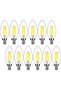 12-Pack Dimmable E12 LED Candelabra Bulbs 40Watt Equivalent, 2700K Warm White, 450Lumens, 4W B11 Vin
