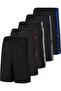 Boys' 5-Pack Mesh Active Athletic Performance Basketball Shorts with Pockets