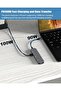 موزع USB 3.0 نشط بـ 8 منافذ، محول USB مع مصدر طاقة 5 فولت 3 أمبير، شاحن سريع ومحول بيانات - 4