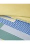 Mosaicca Easy-Iron Double Duvet Cover Set 200X220 cm Dark Blue - 2