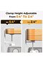 صندوق إدارة الكابلات تحت المكتب من كانتي - أسود، بدون حفر، مناسب للمكتب والمنزل - 2