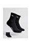 6Sm9019-Bk 3-Pack Short Socks for Men - Black