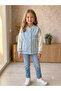 Pulled Pocket, Ribbed, Embroidered Children's College Coat / School Coat - 2