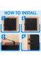 100 black frame clips with metal rotating knobs and screws for hanging artwork decorations. - 2