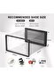 12PCS Shoe Boxes Clear Plastic Stackable, Display Sneakers, Multifunctional Clothes Under Bed Shoe S - 5