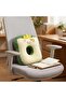 Office Nap Pillow Memory Cotton, Cute Pink Pillow with Ear Hole, Soft Nap Pillow, Ear Pillow for Sid - 6