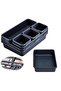 Plastic Drawer Organizers Set, 3-Size Versatile Trays for Bathroom, Vanity, Makeup, Kitchen G
