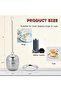 Tea Infuser Strainer, 2Pcs Stainless Steel Tea Strainers for Loose Tea, Loose Leaf Tea Steeper, Fine - 5