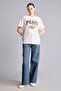 Straight Fit High Waist Jean Trousers with Pockets - Dark Blue - 3
