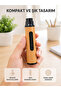 Portable Smokeless Mini Ashtray with Wooden Look, Compact Design with 3 Different Tips