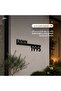 Black Acrylic Hollow Out Lighted Address Sign |   Can Be Customized According to Needs - 8