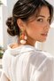 Sea-Themed Dangle Earrings Colorful Gold Earrings with Starfish, Seahorse and Seashell Detail - 3