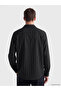 Lcw Vision Black Slim Fit Striped Men's Shirt - 4