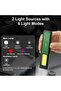 Flat EDC Torch, USB C Rechargeable Mini Flashlight, COB Work Light Ultra-Slim with Pocket Clip & Mag - 2