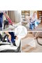 2-pack replacement vacuum cleaner heads - suitable for vacuuming, steam cleaning furniture, carpets, cars, and kitchens. - 4