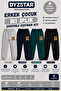 Boys' Sweatpants 4-Pack Gray Navy Blue Petrol Green Black Shaded 2 Thread Teddy Bear Embroidered - 2